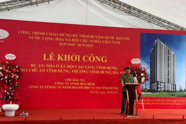 Đại gia “Đường bia” khởi công dự án nhà ở xã hội ngay gần KĐT Times City, có một loại thiết bị đặc biệt được mạ vàng