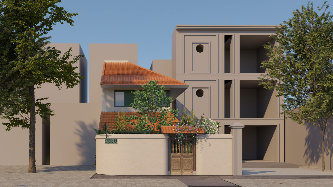 Thiết kế nhà đậm chất chất truyền thống cho diện tích đất 100m2- Ảnh 2. Thiết kế nhà đậm chất chất truyền thống cho diện tích đất 100m2- Ảnh 2.