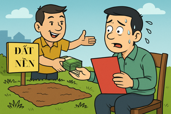 Ham rẻ mua đất nền không sổ đỏ: Cái giá có thể là mất trắng