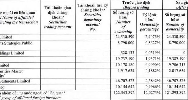 Dragon Capital giảm sở hữu tại Tập đoàn Đất Xanh xuống dưới 12%