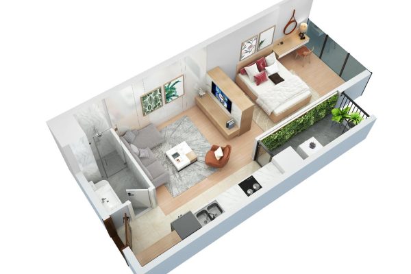 Giới trẻ châu Á ưa chuộng căn hộ đa năng