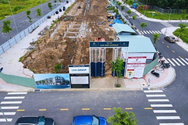 Lan Anh Avenue: Khẳng định uy tín từ lễ nghiệm thu phần móng Shophouse