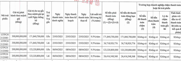 Thanh toán gần 360 tỷ đồng, Tập đoàn Tiến Phước còn bao nhiêu dư nợ trái phiếu?