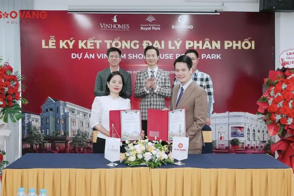 Sao Vàng Holdings – Đại lý chiến lược hạng Vàng của Vinhomes